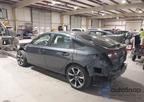 2025 Honda Civic Hybrid Sport Touring из США, поврежденный, VIN 19XFL4H94SE010276